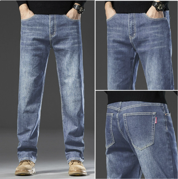 👖New Arrival Hot Sale - 49% OFF🔥🥳50K+ SOLD!💥Men's Straight-Leg Stretch Jeans