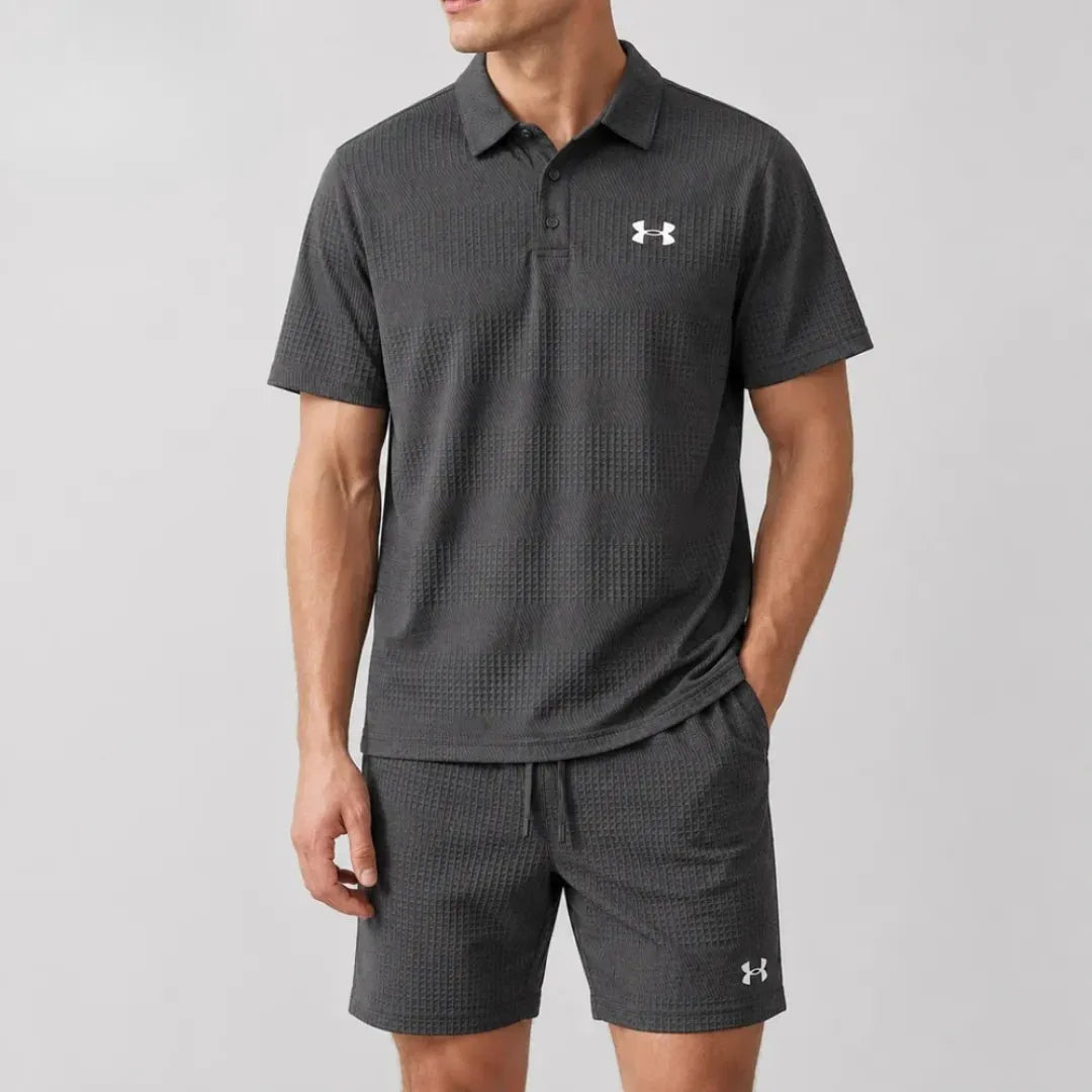BreatheFit Polo & Shorts Set