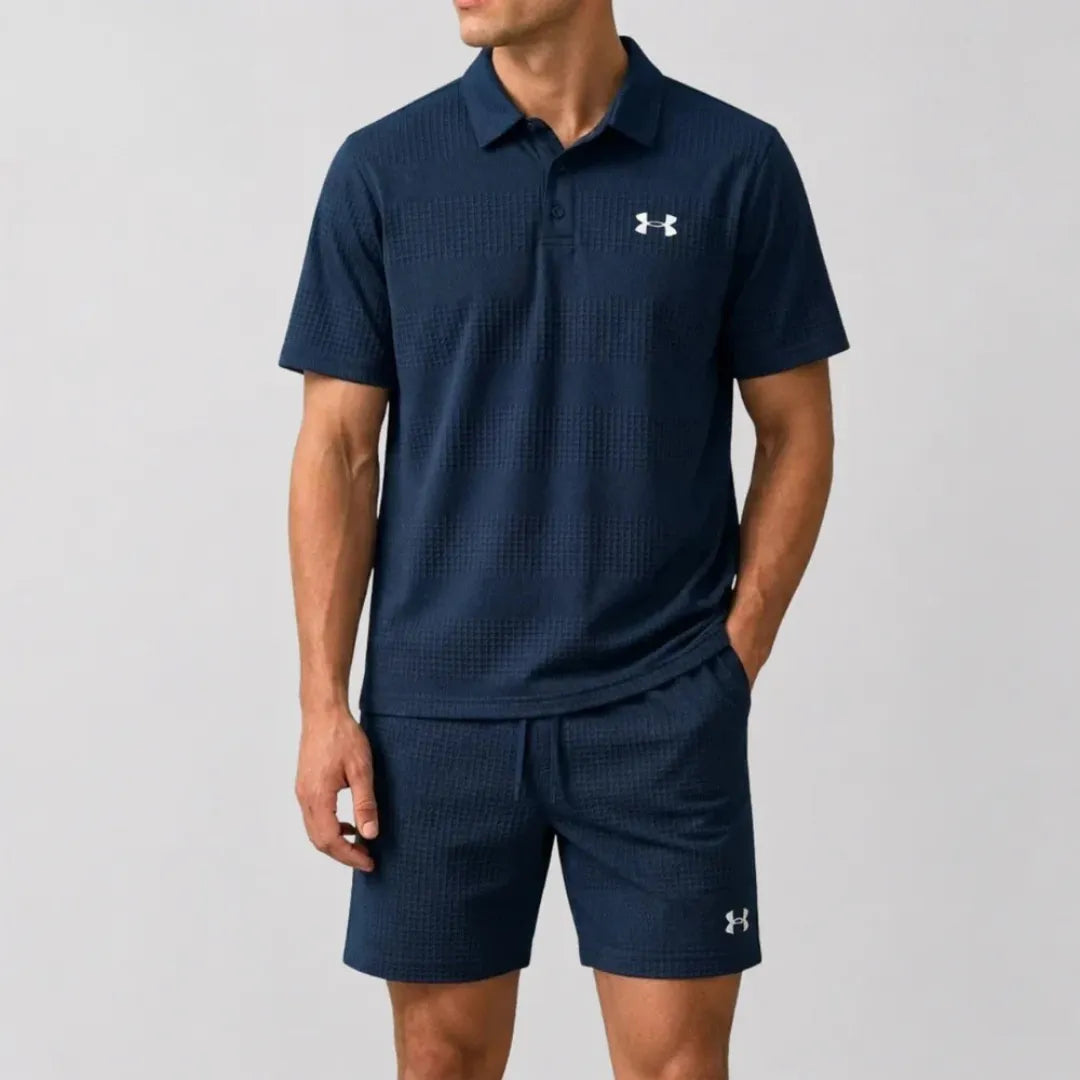 BreatheFit Polo & Shorts Set
