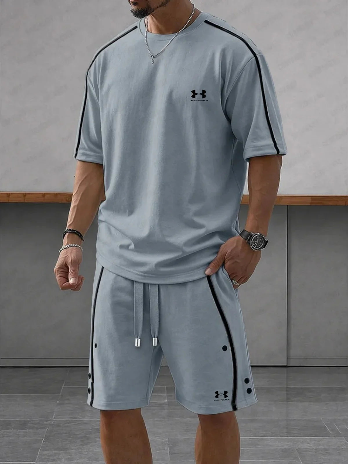 Everyday Polo and Shorts Matching Set
