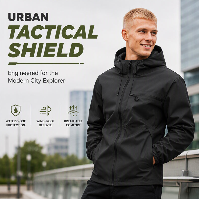 Urban WeatherShield Tech Hooded Jacket