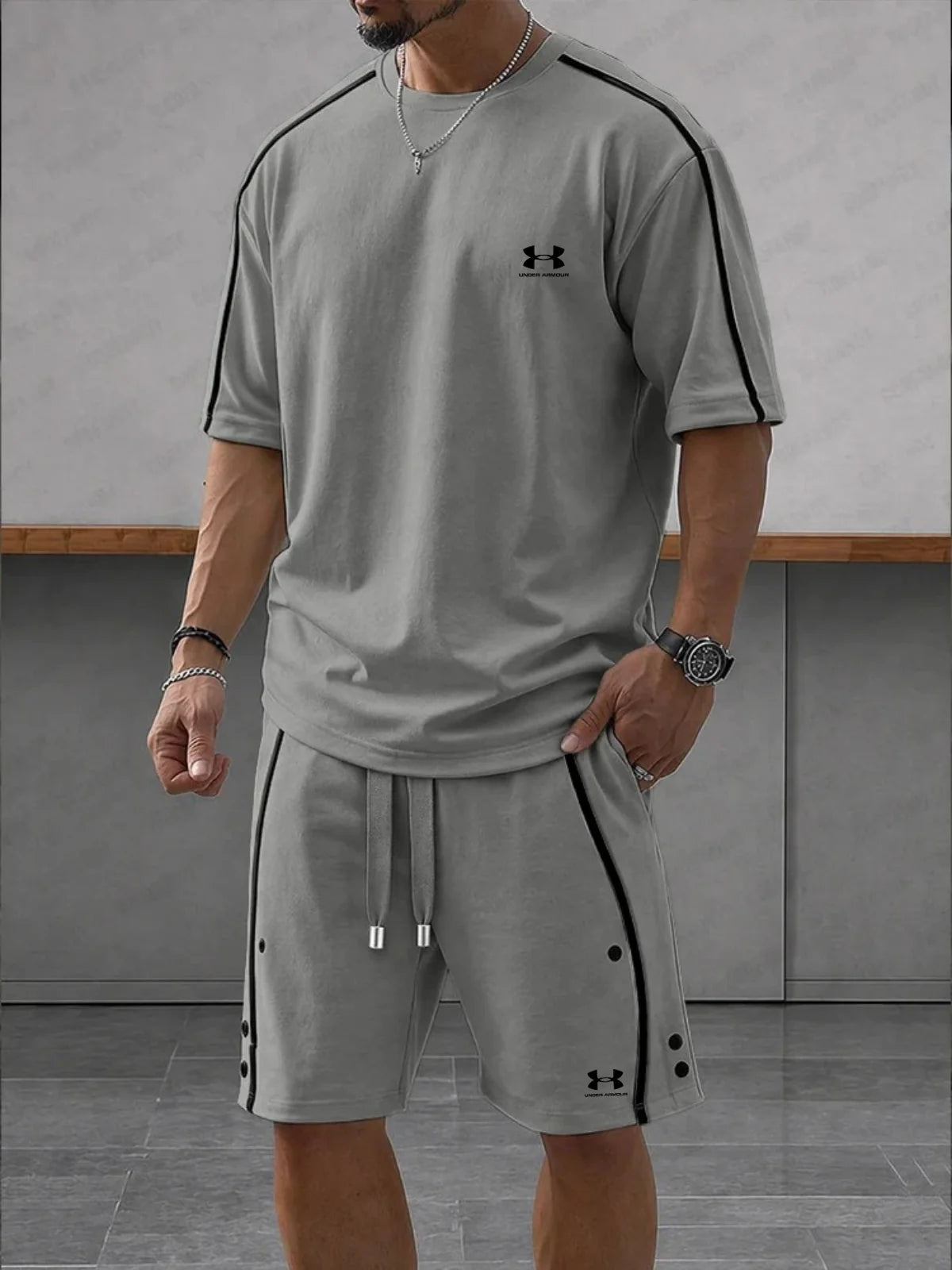 Everyday Polo and Shorts Matching Set