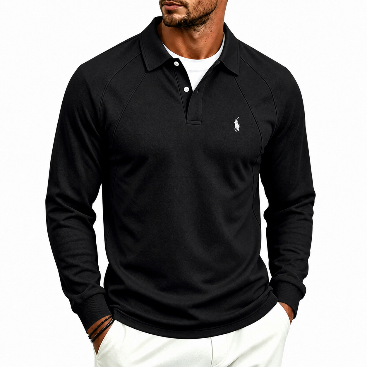 Everyday Classic Long Sleeve Polo