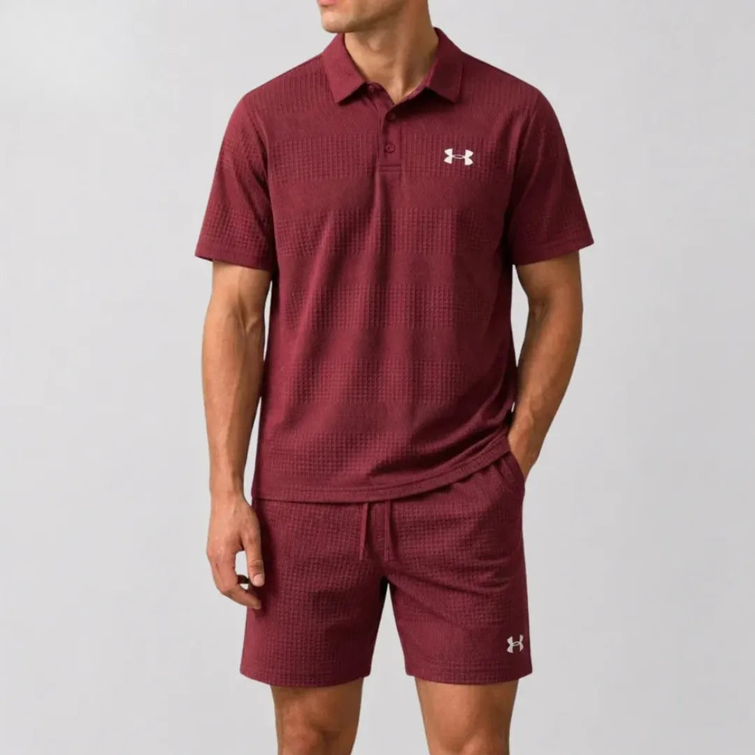 BreatheFit Polo & Shorts Set