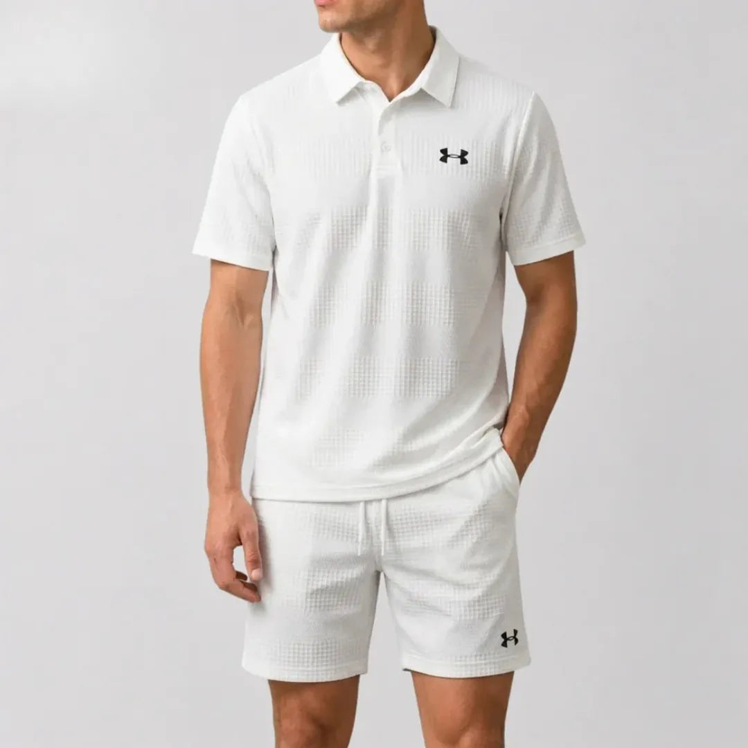 BreatheFit Polo & Shorts Set
